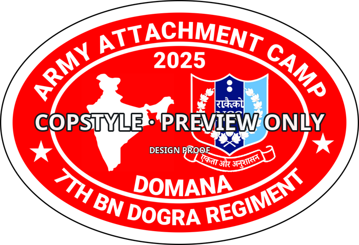ARMY ATTACHMENT NCC 2025 CAMP DOMANA 7TH BN DOGRA REGIMENT