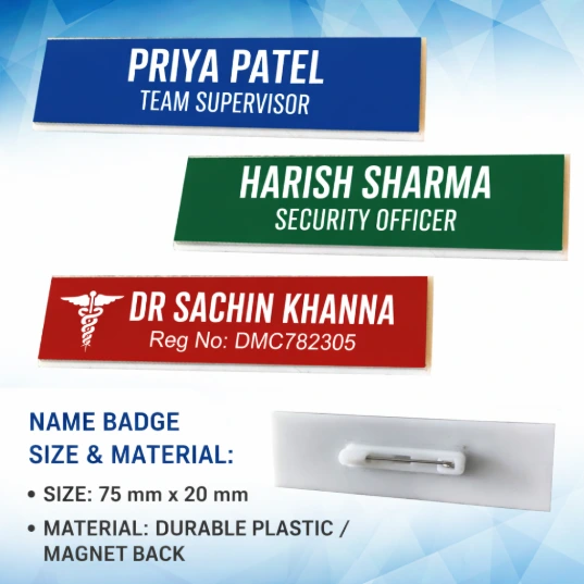 Pocket Name Badge