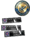 Premium G.I.S.F.S. Security Guard Name Badges - Customized Acrylic Identity Plates.webp
