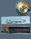 Indian Flag Name Badge Premium Personalized Name Badge.webp