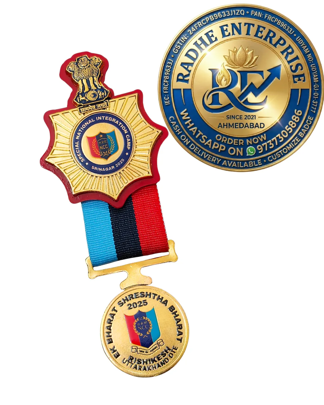Special National Integration Camp Srinagar 2026 Ek Bharat Shreshtha Bharat Rishikesh Uttarakhand NCC Medal