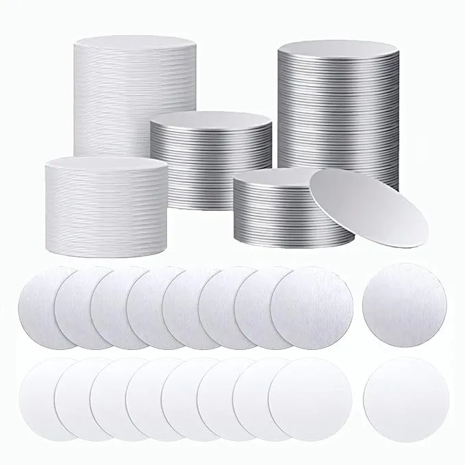 100Pcs 2 Inch Round Sublimation Blank Aluminum
