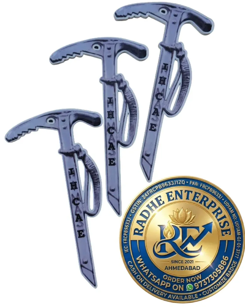 Mountain Adventure Ice Axe Vinyl Stickers - IHCAE Graphic Decals 1 piece