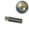 Premium Madhya Pradesh Forest Department Metal Badge MP Van Vibhag Uniform Pocket nameplatwith Pin