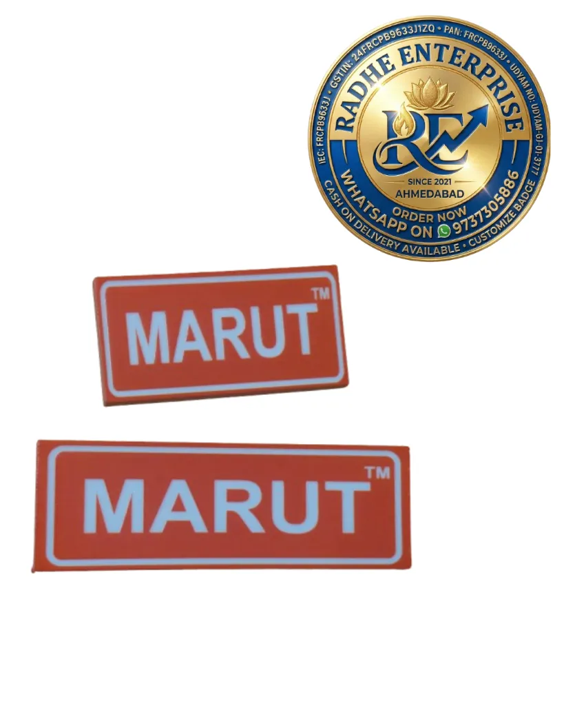 Custom Metal Brand Logo Plate Company Logo Name Plate Corporate Metal Logo Badge