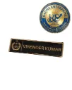 HPF Metal Pocket Name Plate  Custom Police Officer Uniform Name Badge with Magnet