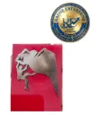 Mountain Climbing Metal Lapel Pin | Rock Climbing Adventure Enamel Badge