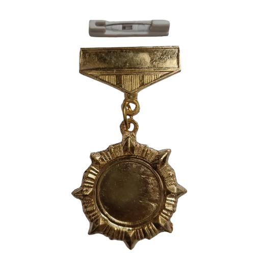 Plain Metal Medal one inch circle 10 PIECE