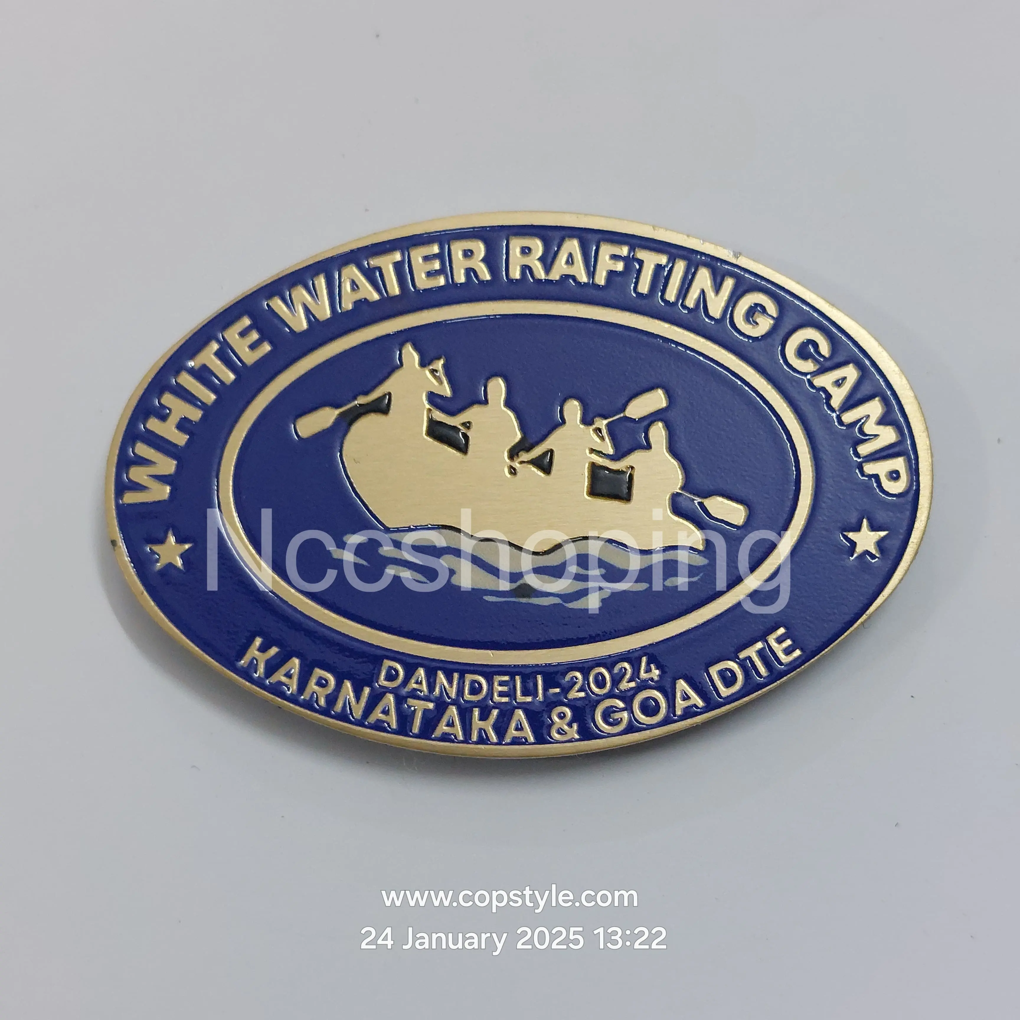 [OLD-411] white water rafting camp DanDelhi 2024 Karnataka and Goa DTE ncc Badge