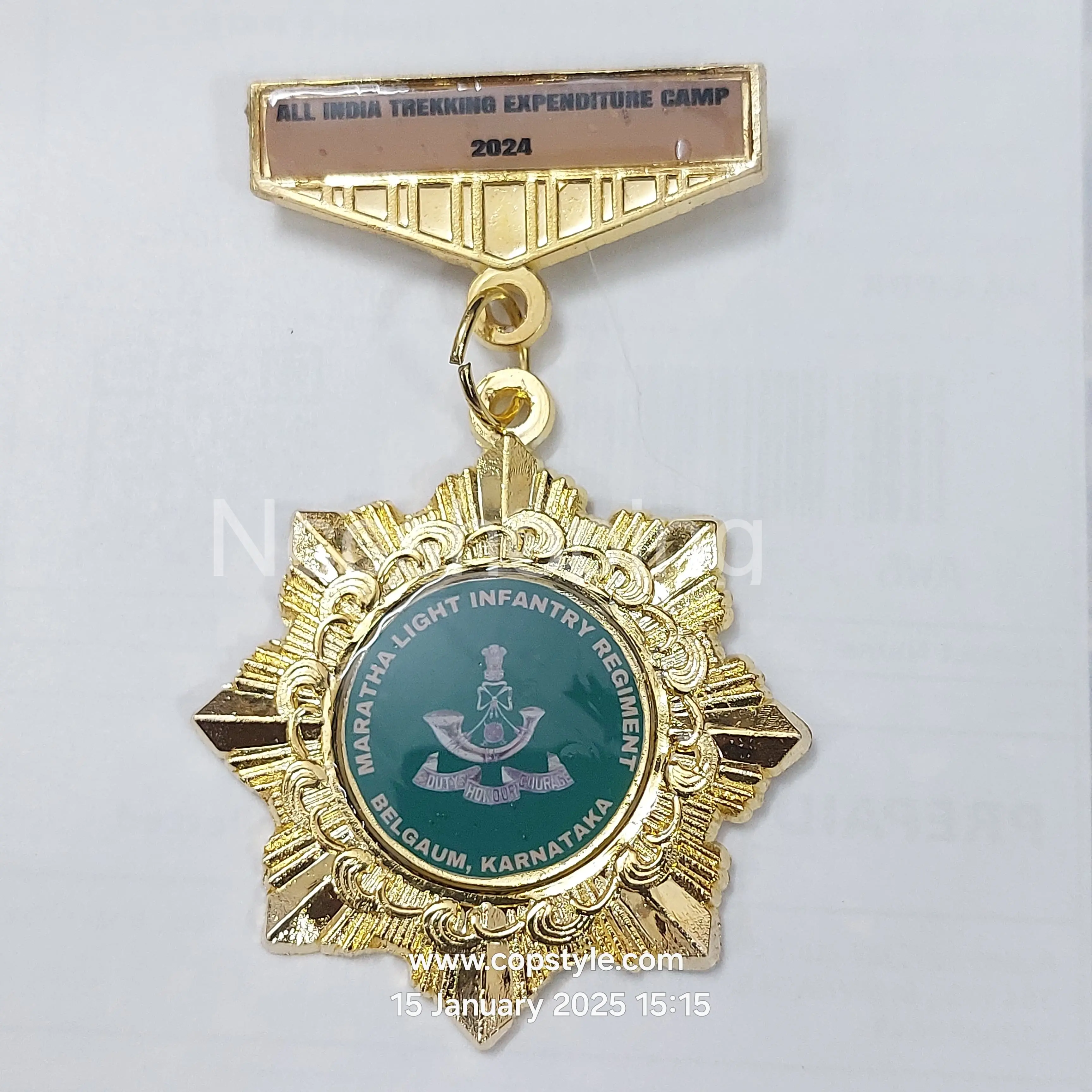 [OLD-449] all india trekking camp expenditure camp 2024  maratha light infantry belgaum karnataka ncc badge