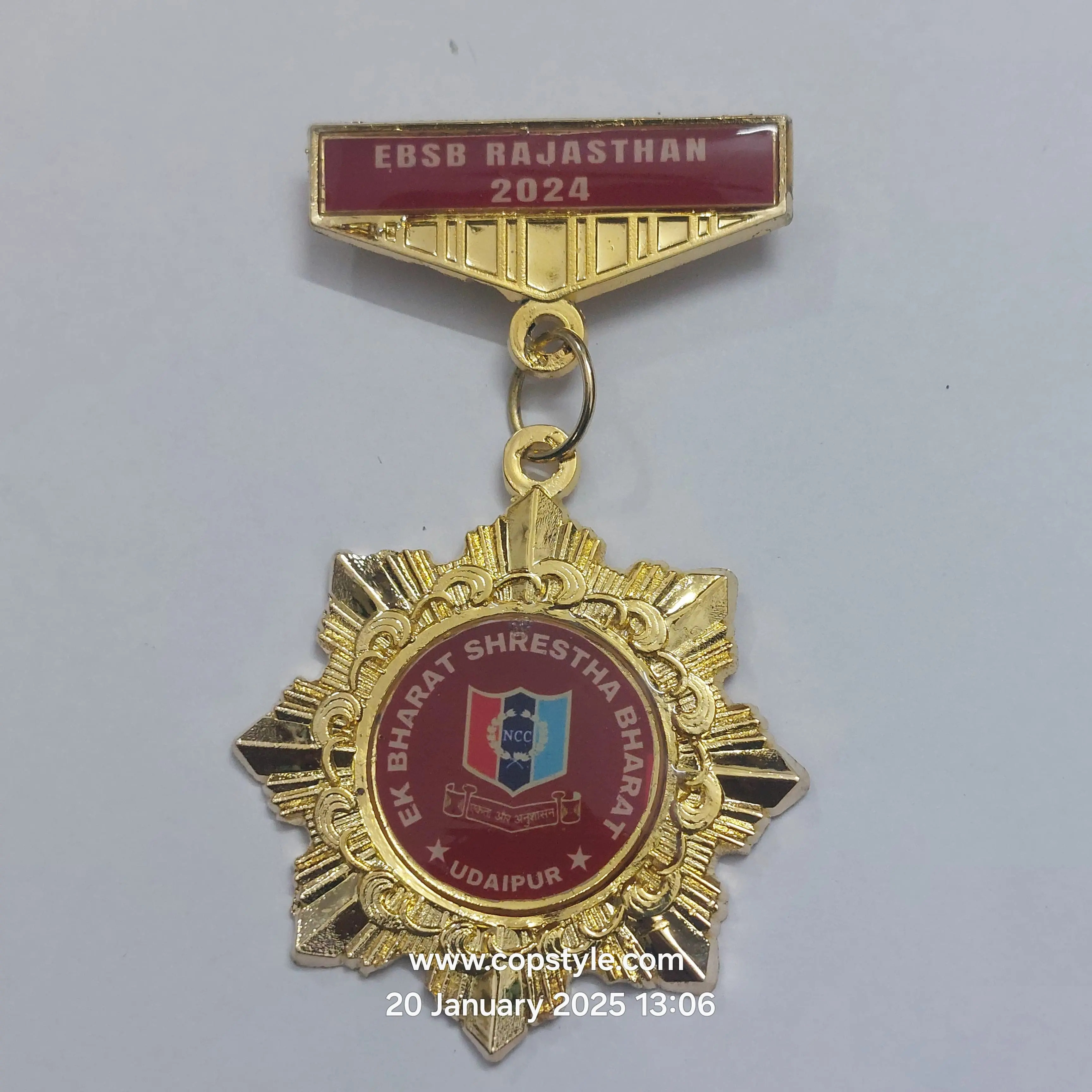 [OLD-510] EBSB Rajasthan 2024 Ek Bharat shreshth Bharat Udaipur NCC medal