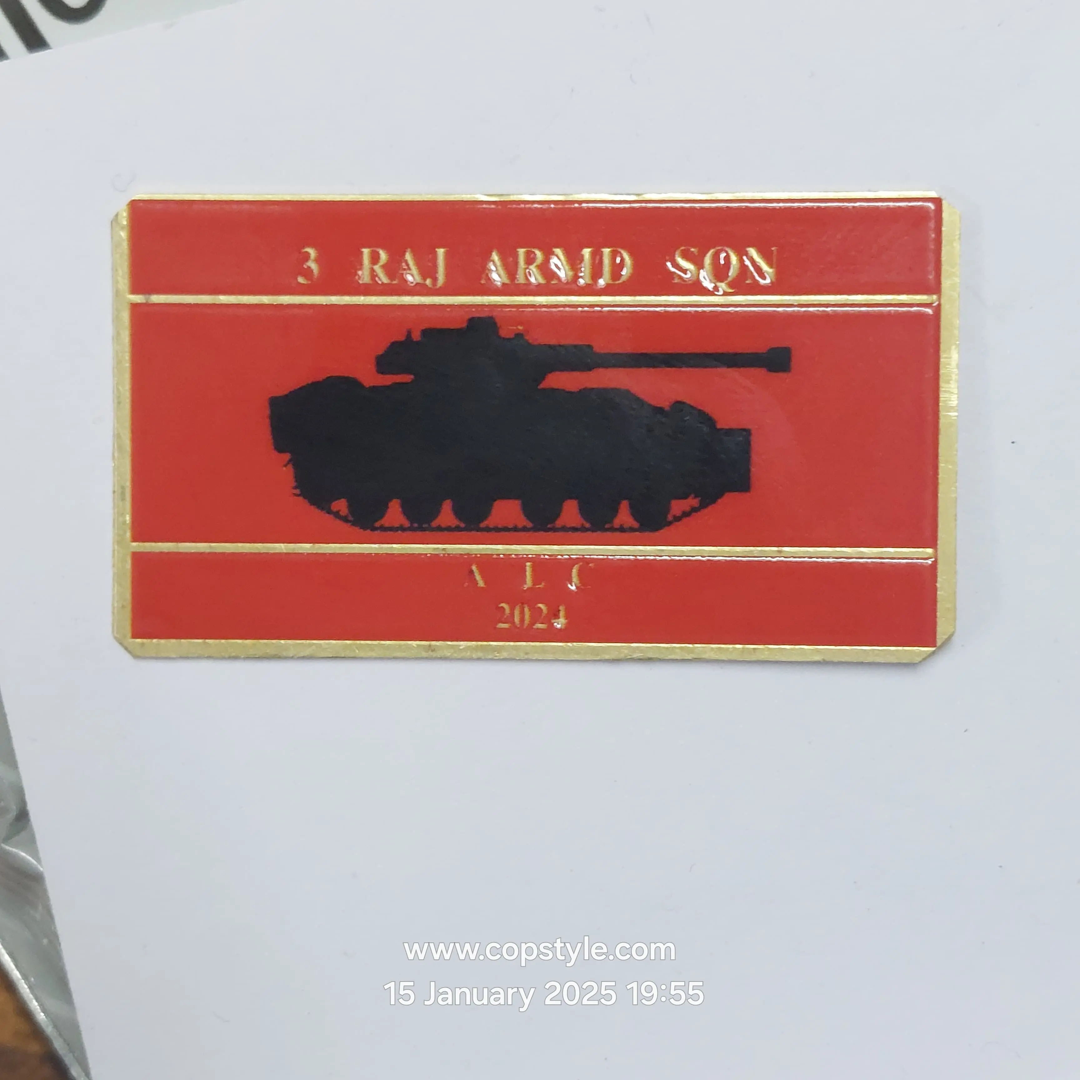 [OLD-567] 3 Raj Armd Sqn ALC 2024 Ncc badges