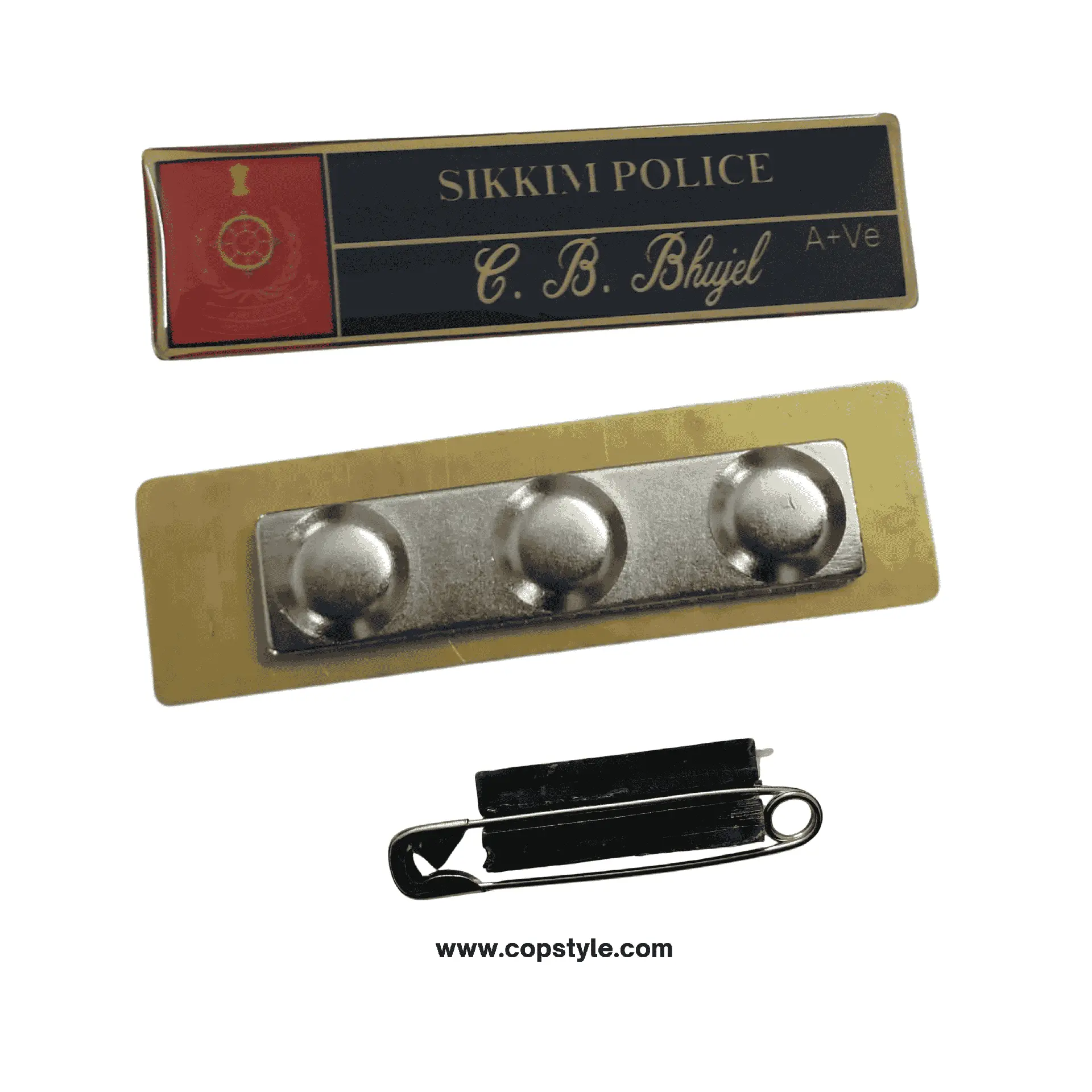 [OLD-629] Sikkim police nameplate