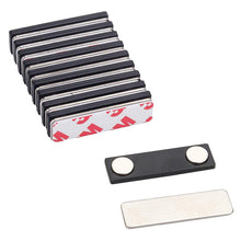 2 Magnet Badge plastic Set Of 10