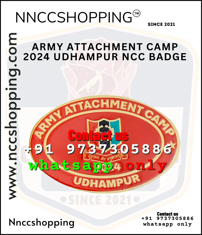 [OLD-933] ARMY ATTACHMENT CAMP 2024 UDHAMPUR NCC Badge