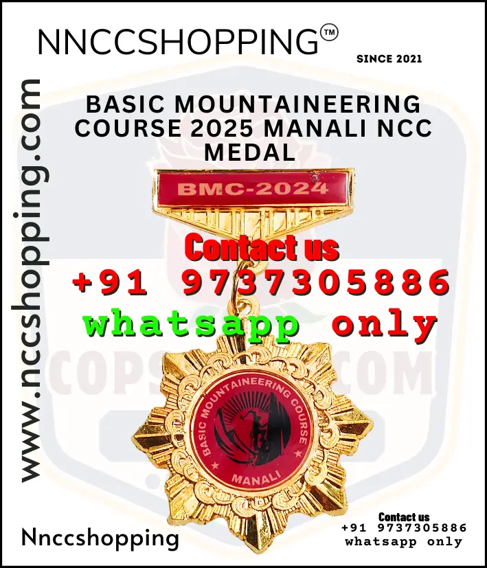 [OLD-989] Basic mountaineering course 2025 manali ncc medal