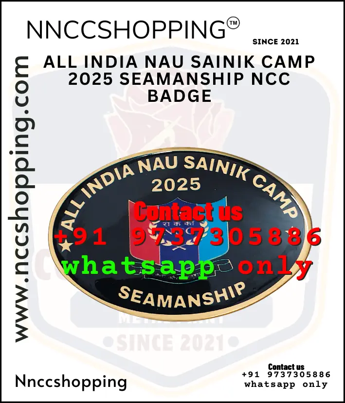 [OLD-1042] All india nau sainik camp 2025 seamanship ncc badge
