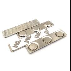 3 Magnet Steel Badge