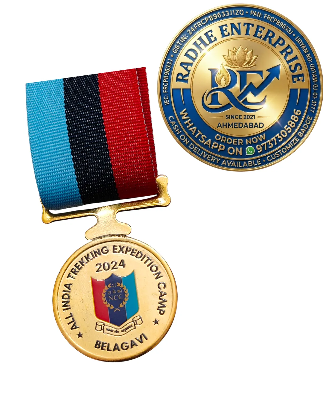 [OLD-1230] All Trekking Expedition Camp 2026 Belagavi NCC Medal