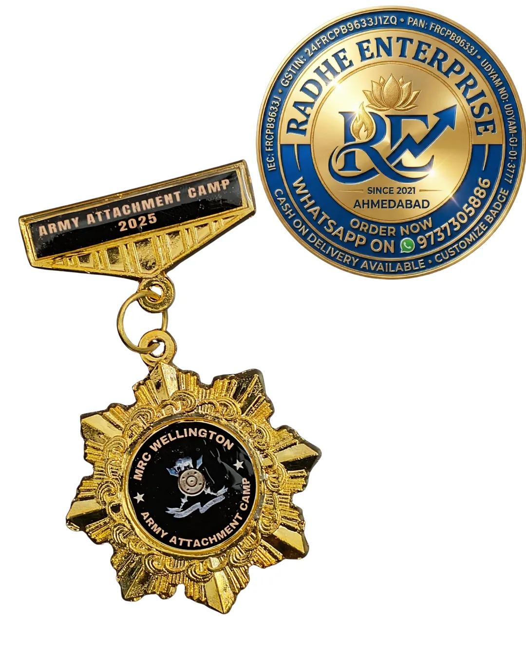 [OLD-1234] Army Attachment Camp 2026 MRC Wellington NCC Medal