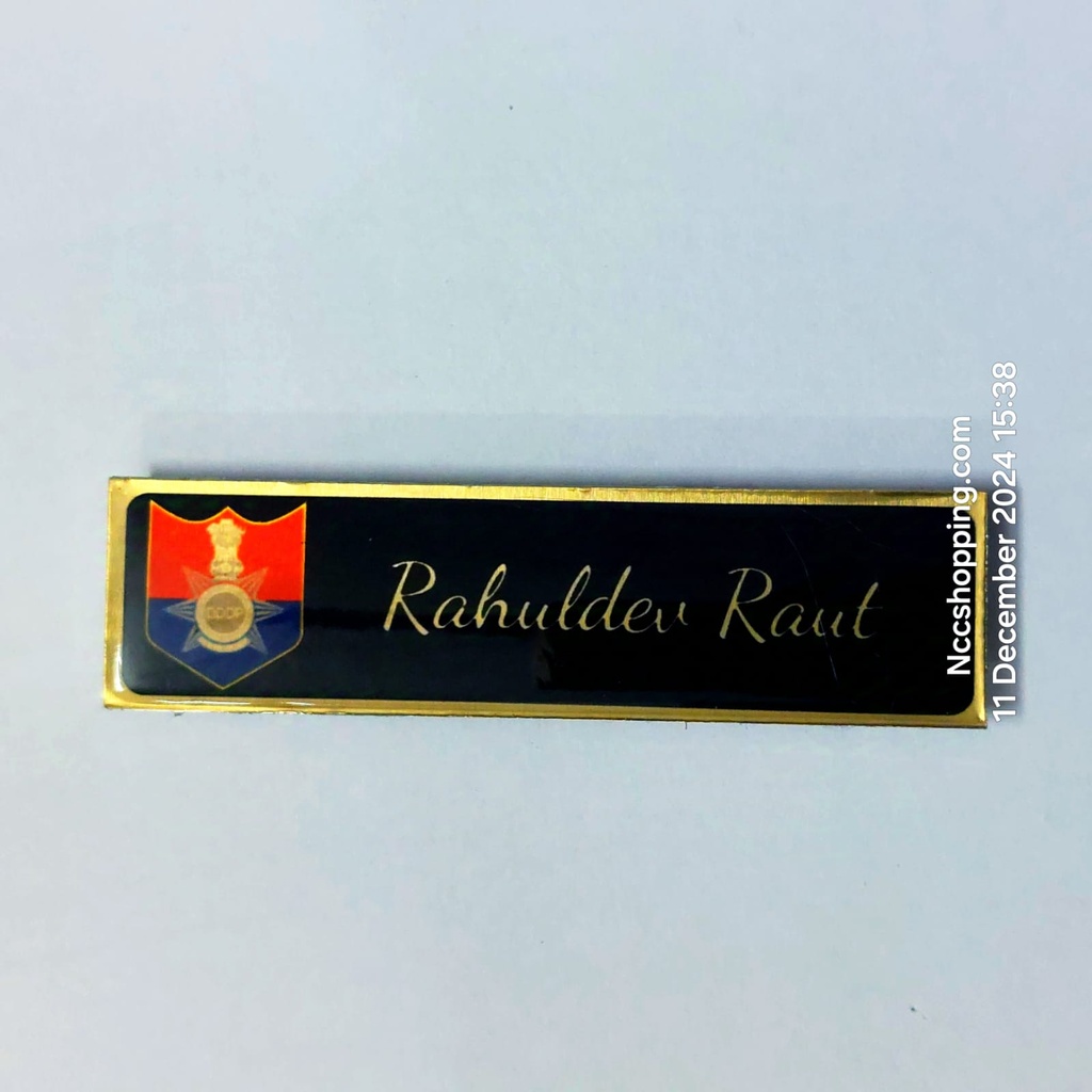 Dddp police name plate