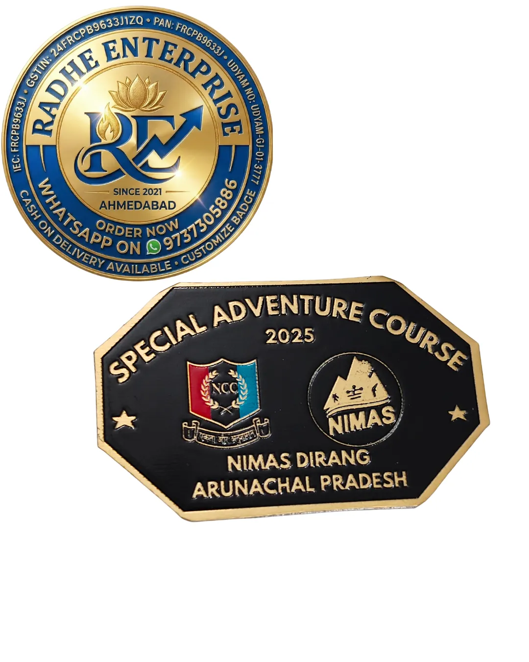 [OLD-1303] Special Adventure Course 2026 Nimas Dirang Arunachal Pradesh NCC Badge