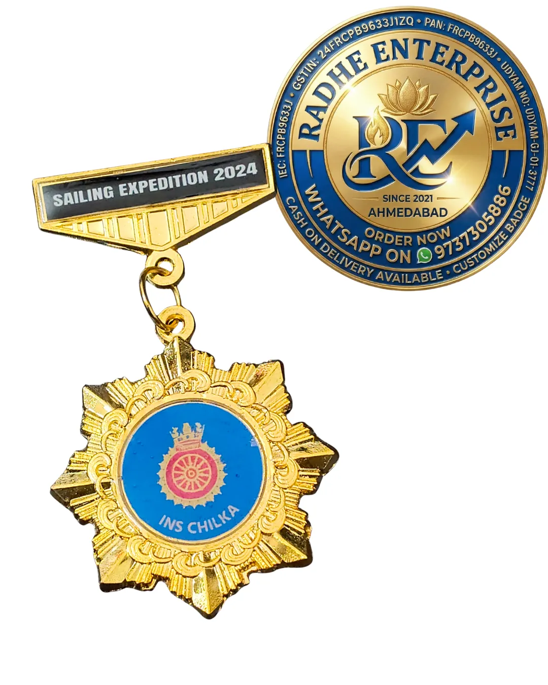 [OLD-1309] sailing Expedition 2026 INS Chilika NCC Medal