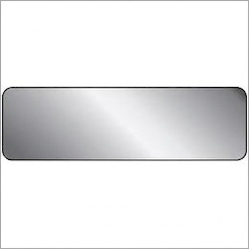 Plain Stainless Steel Name Badge Plate 75×20 mm – Pack of 100