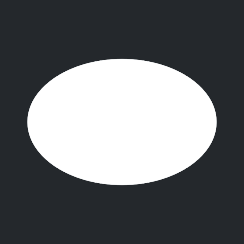 [ACR-W3-OVAL-6040-10] White Sublimation Acrylic Oval Badge Blank - 60 x 40 mm - 3 mm (Pack of 10)
