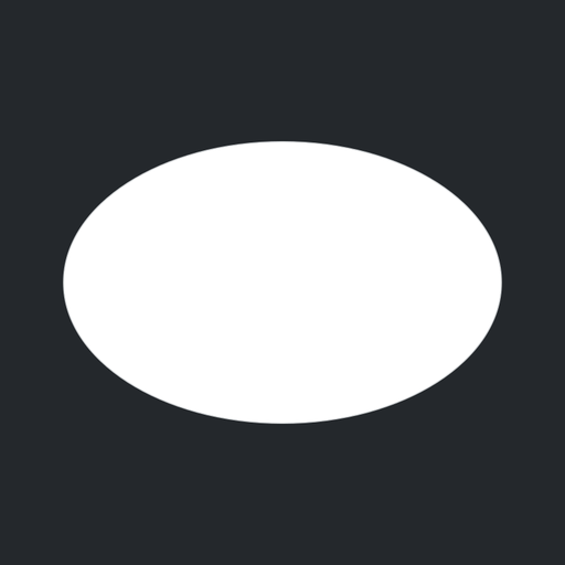Oval white sublimation acrylic blank, 70 x 45 mm, 3 mm thick