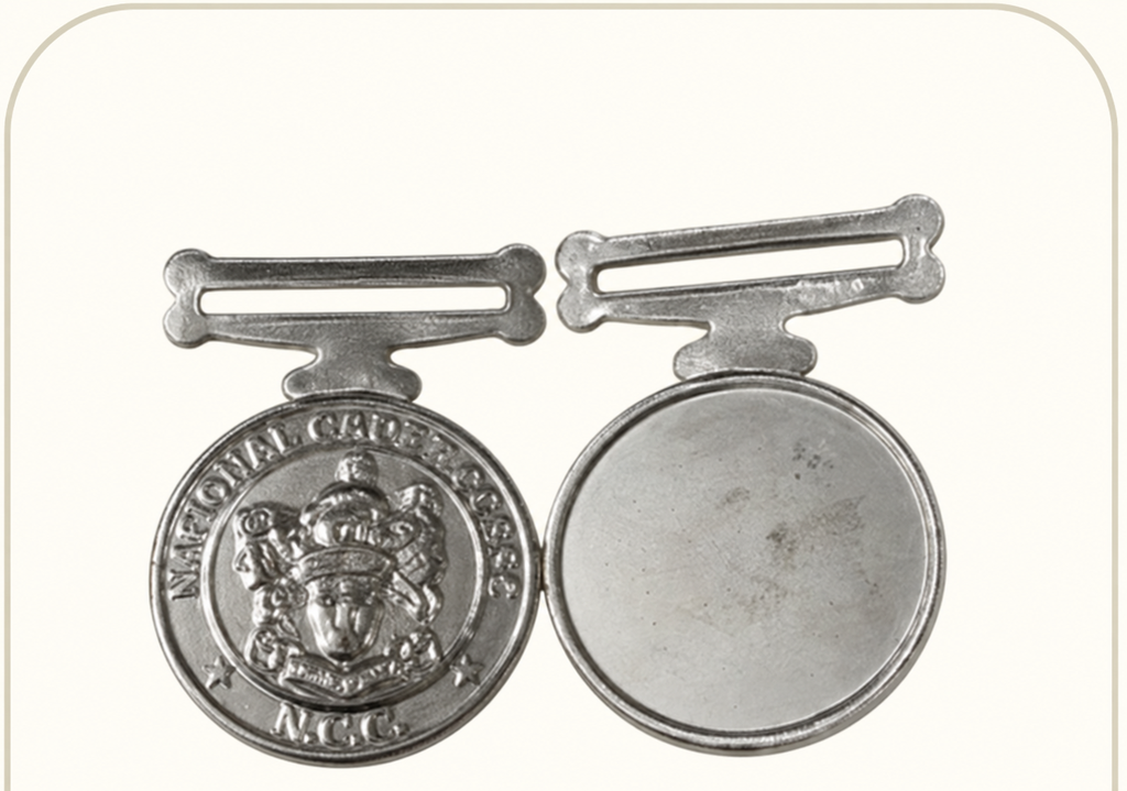 Plain One-Side NCC Medal Blank - Silver