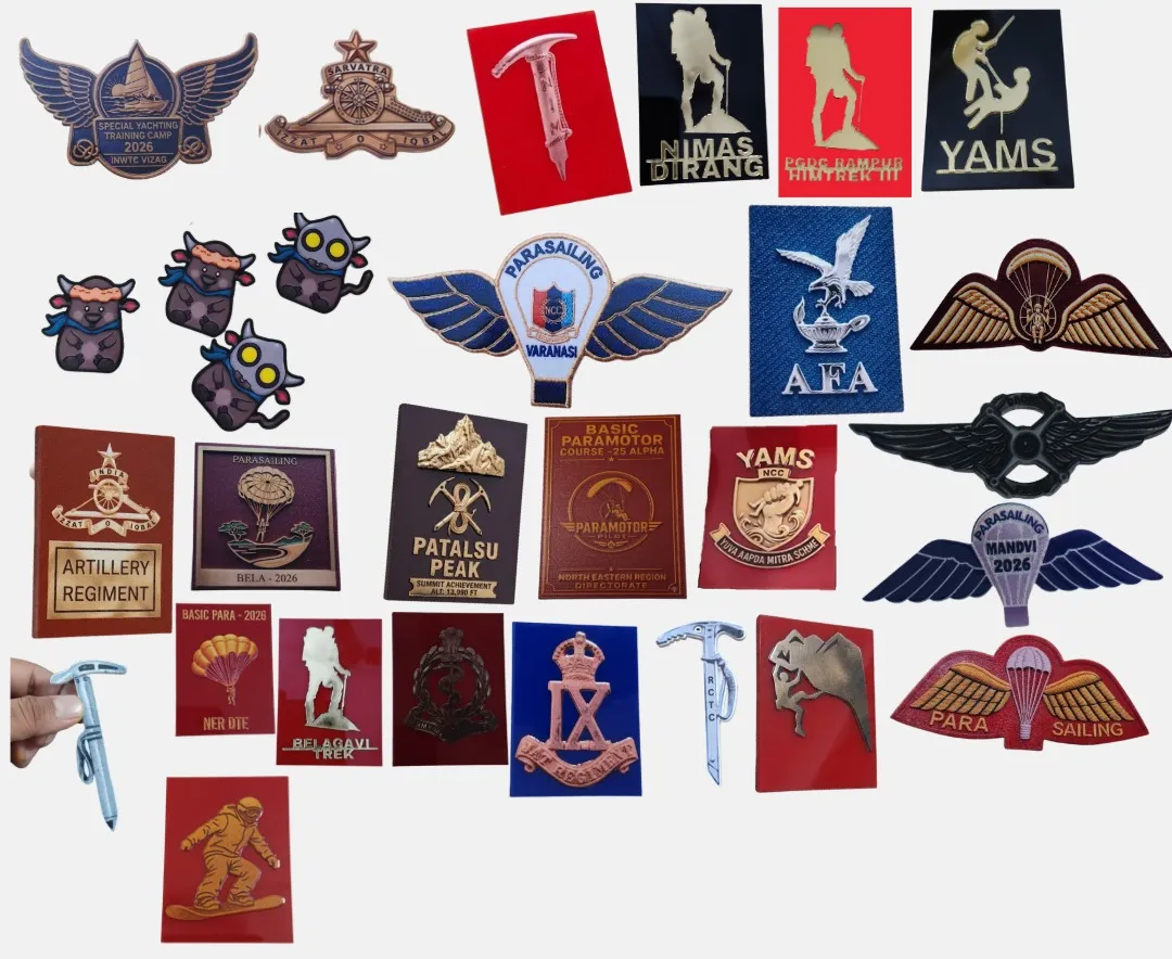 [OLD-1416] Personalized Pocket Badge Cutout – Single Piece Acrylic