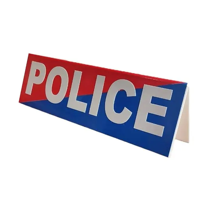 Police Name Plate For Car