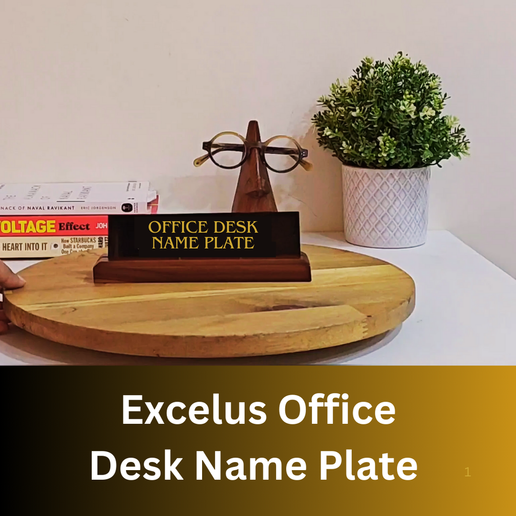 Excelus Office Desk Name Plate