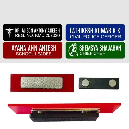Customized Magnetic Name Badge (10)