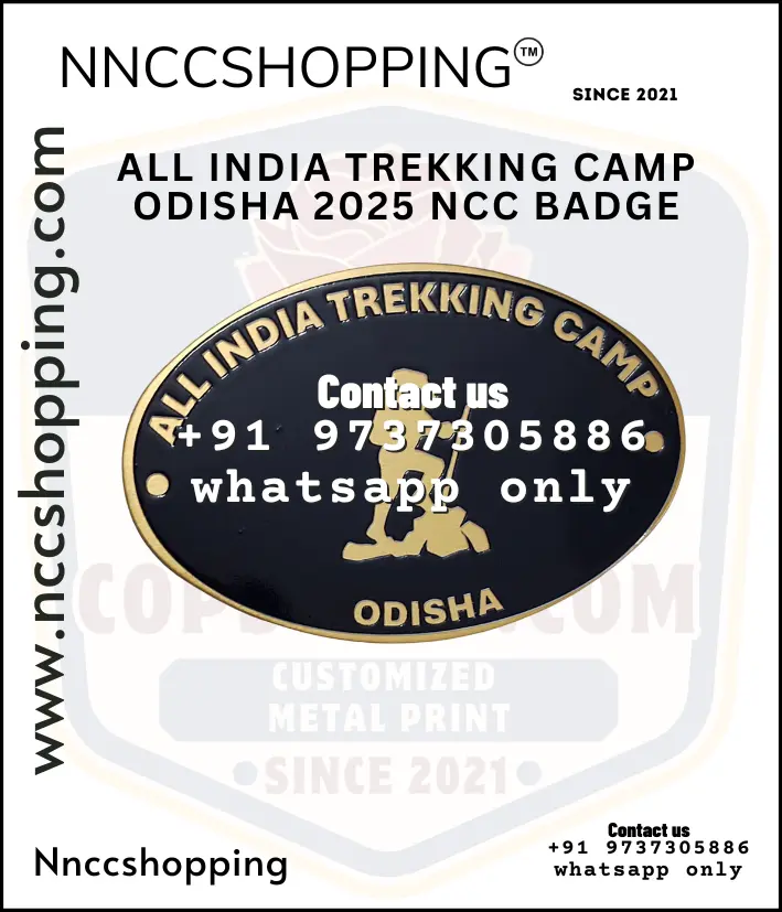 All india trekking camp odisha 2025 ncc badge