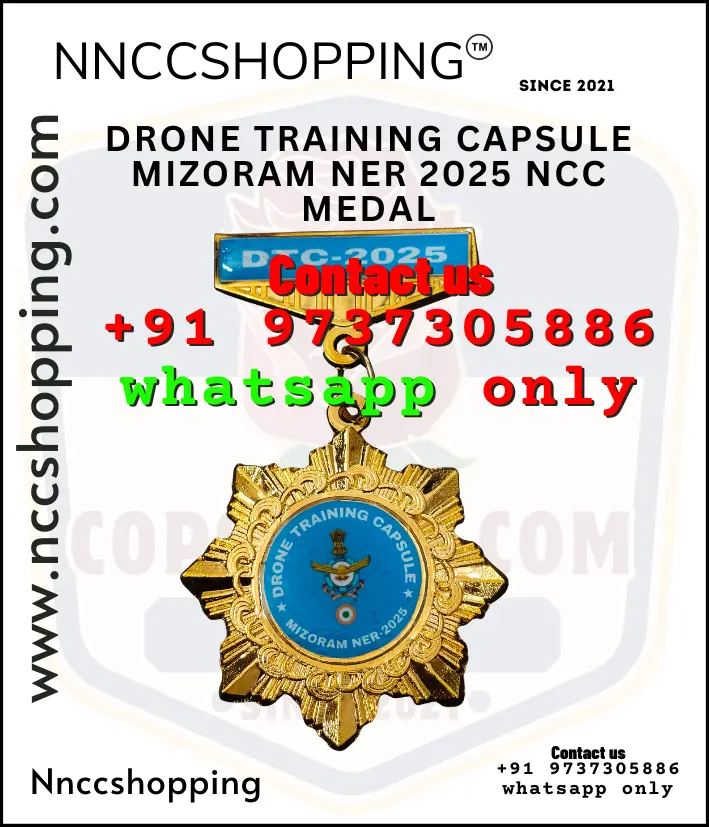 Drone training capsule mizoram ner 2025 ncc medal