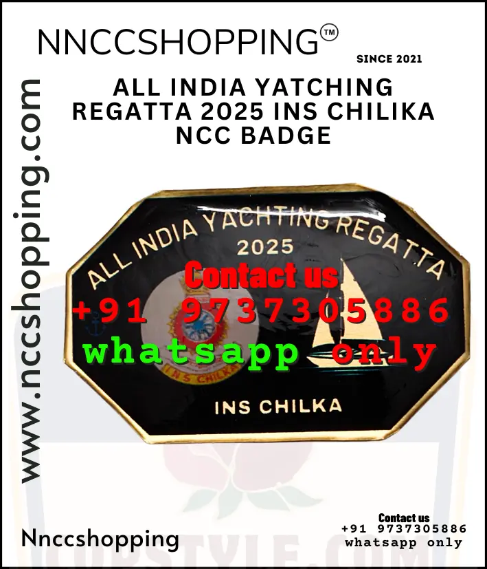 All india yatching regatta 2025 ins chilika ncc badge