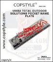 VIKRA Total Outdoor Solutions Pocket Name Plate
