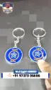 indian railway keychain metal