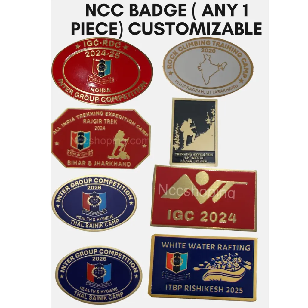 On-Demand Customized NCC 3D Non-Glass Badge – Single Piece