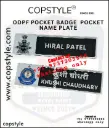 ODPF Pocket Badge  Pocket Name Plate
