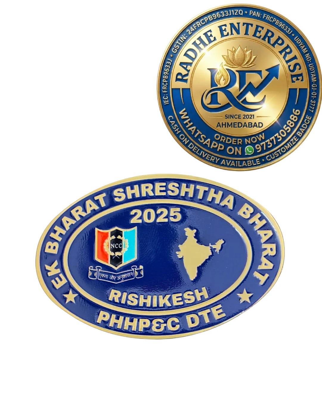 Ek Bharat Shreshtha Bharat 2026 Rishikesh PHHP & C DTE NCC Badge