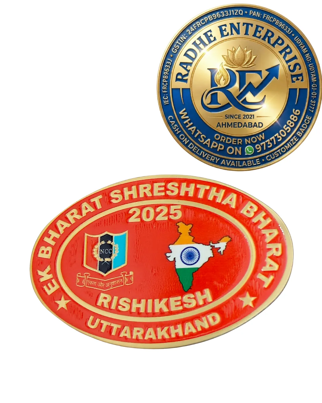 Ek Bharat Shreshtha Bharat 2026 Rishikesh Uttrakhand NCC Badge
