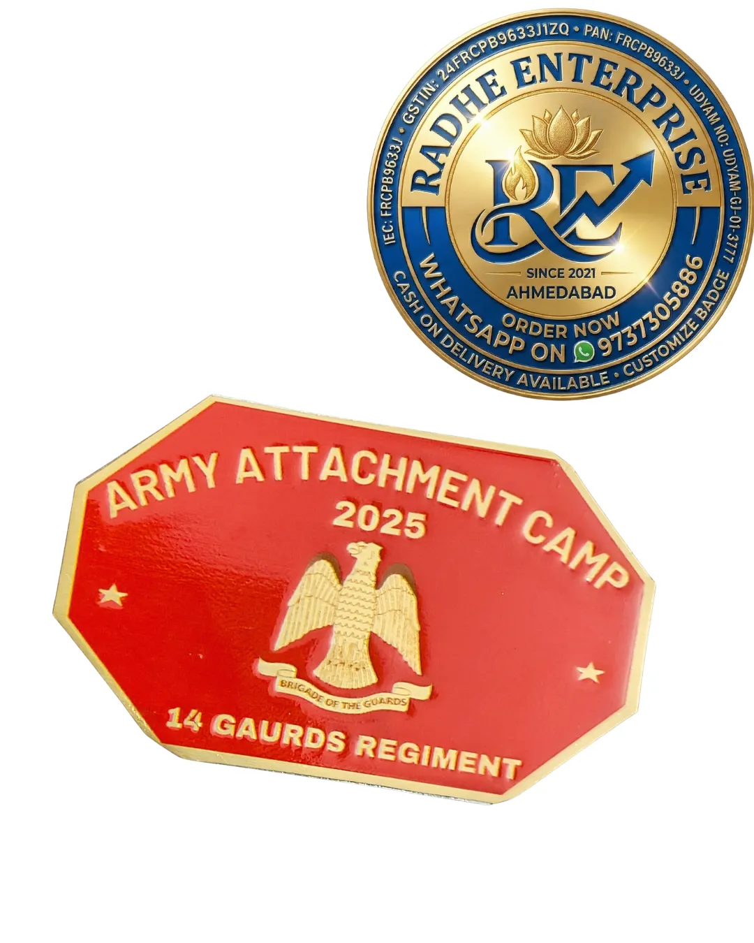 Army Attachment Camp 2026 14 Gaurds Regiment NCC Badge