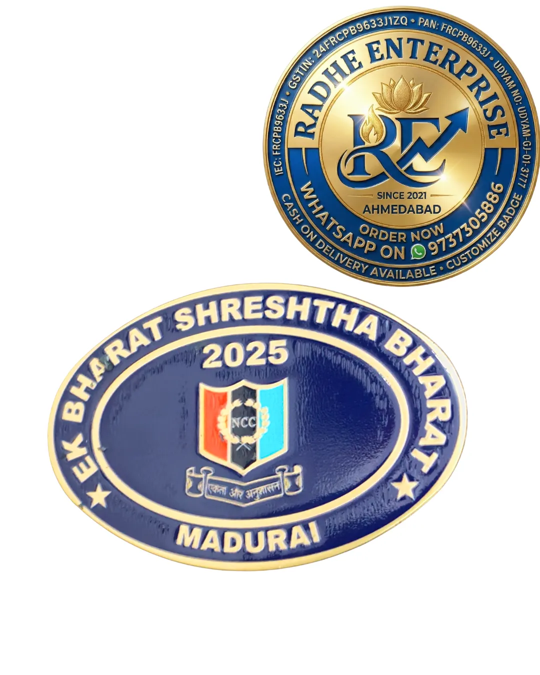 Ek Bharat Shreshtha Bharat 2026 Madurai NCC Badge