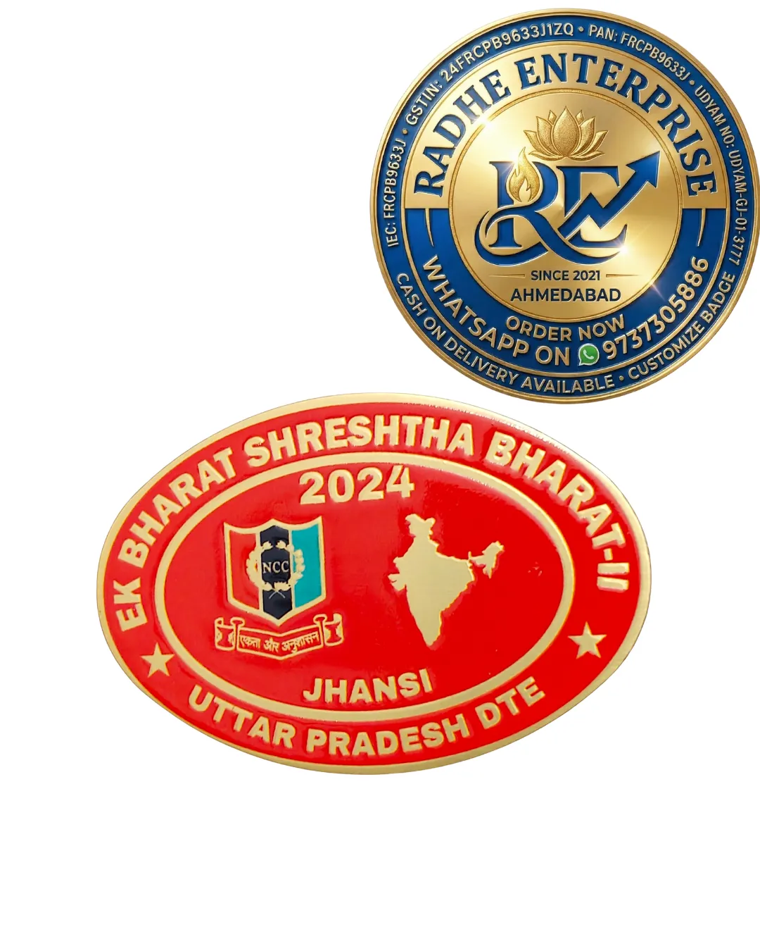 Ek Bharat Shreshtha Bharat-II 2026 Jhansi Uttar Pradesh DTE NCC Badge