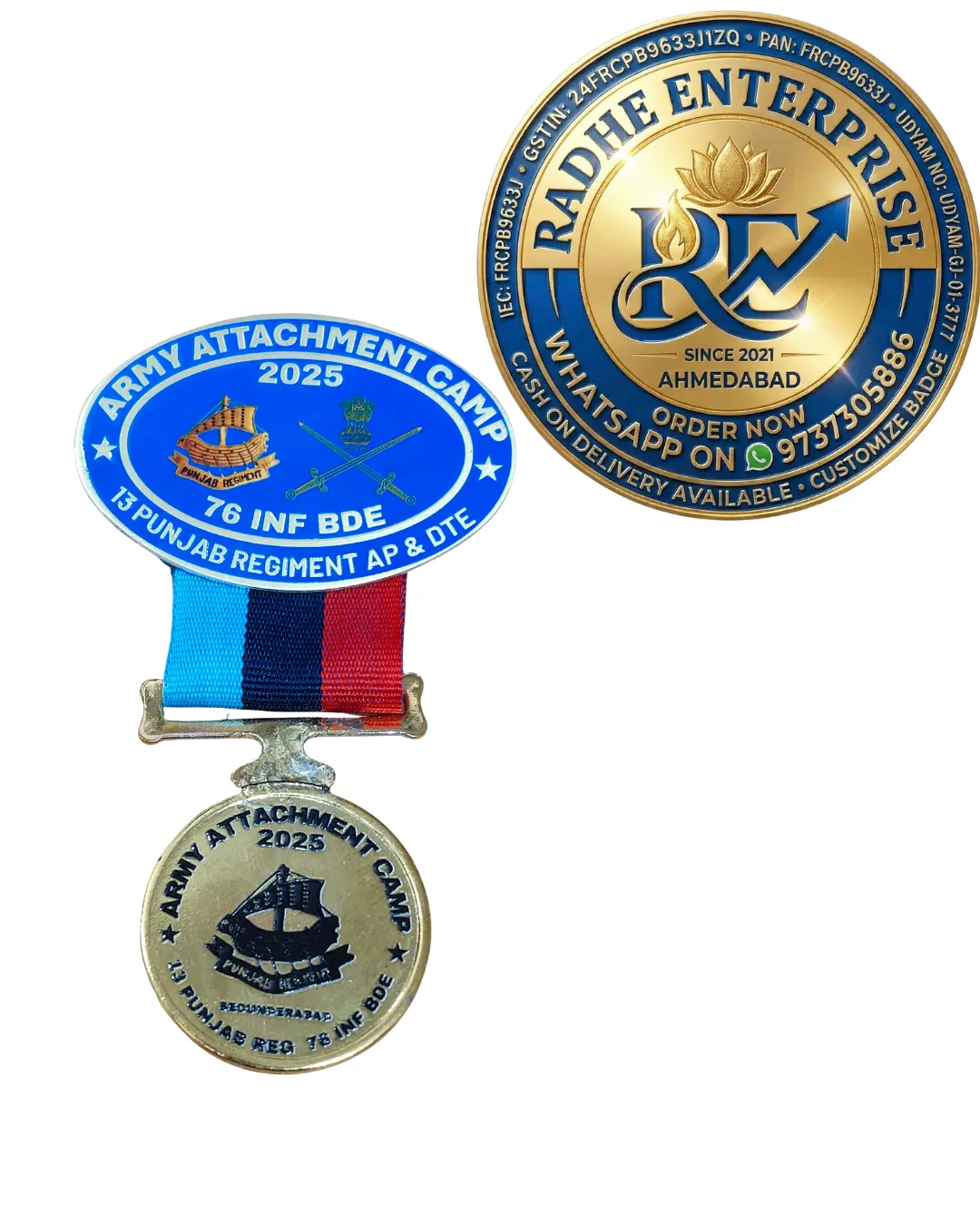 Army Attachment Camp 2026 76 INF BDE 13 Punjab Regiment AP & DTE NCC Medal