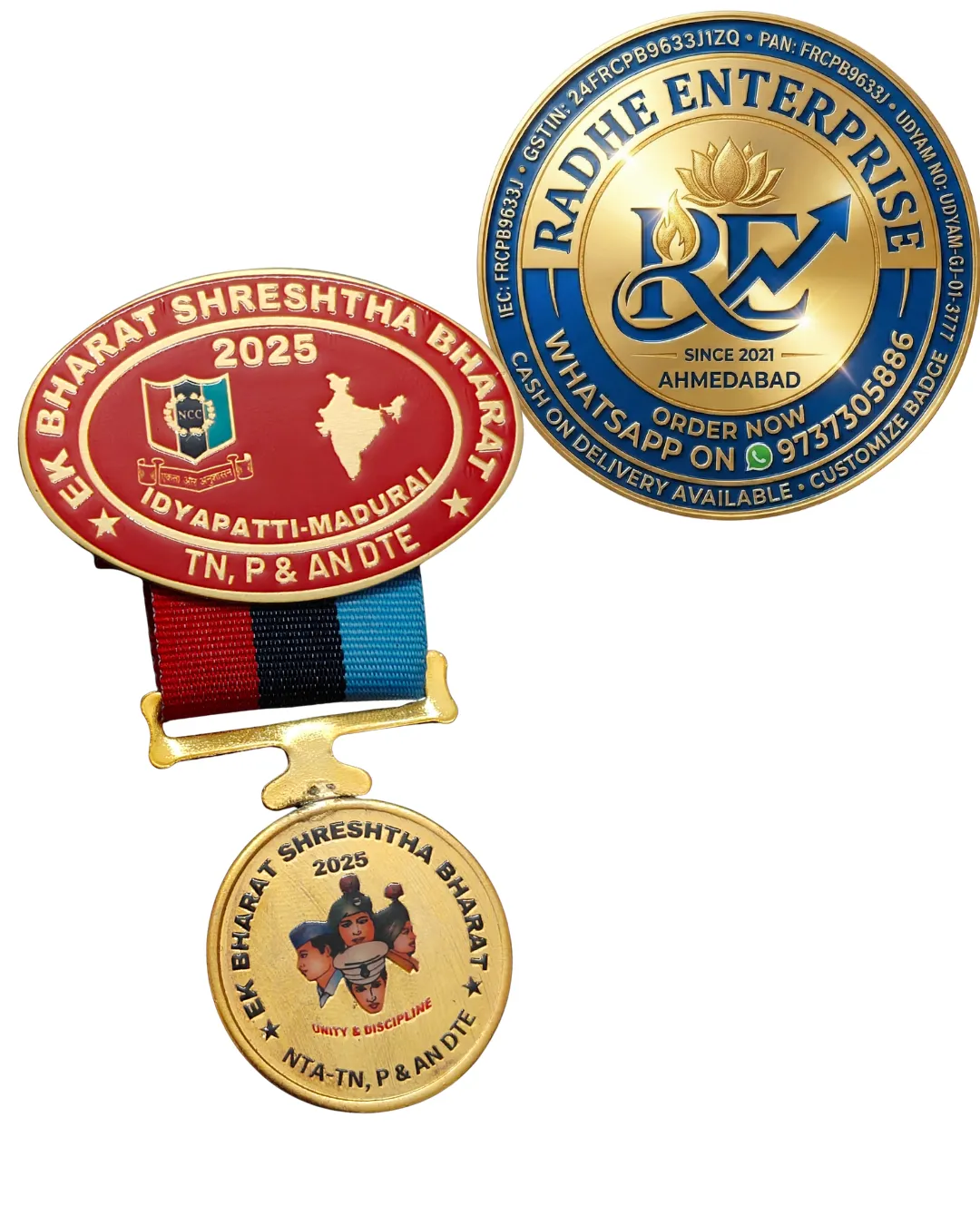 Ek Bharat Shreshtha Bharat 2026 Idyapatti-Madurai TN,P & AN DTE NCC Medal