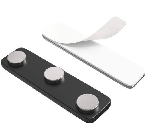 3-magnet plastic base badge fastener 45 × 14 mm